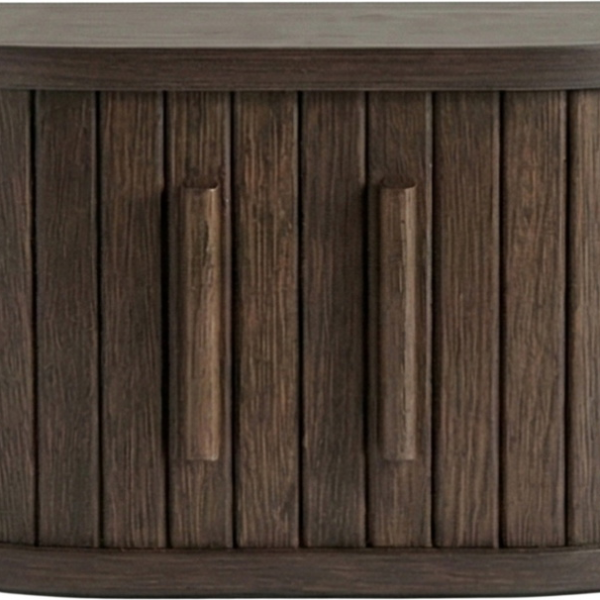 Sengebord / natbord Nordique Design META - mørk natur træ H20ÃB40ÃD30